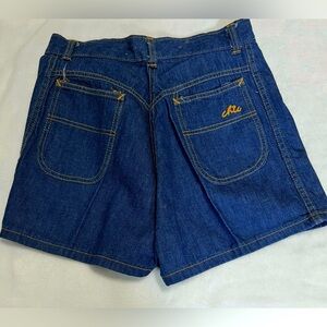 *Vintage* Chic by h.i.s. Women’s Dark Denim Jeans Sz 13/14 High Rise Shorts